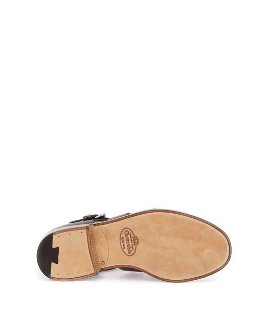Church's Brown Leather Fisherman Sandals for men