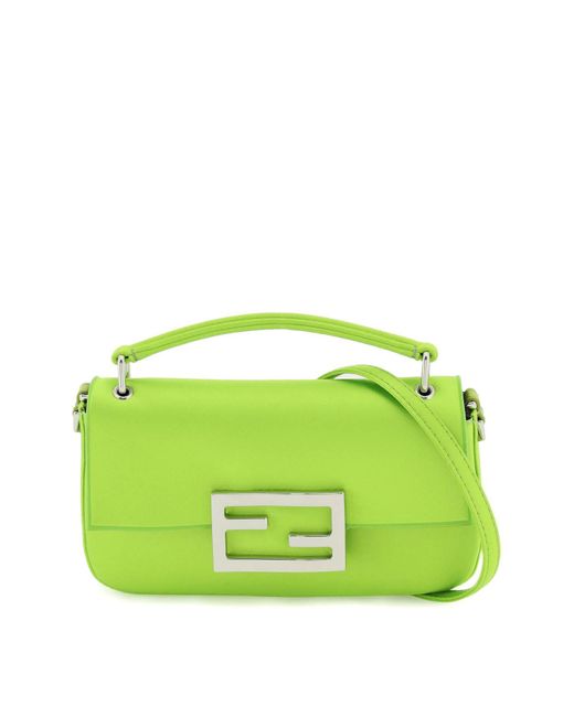 Fendi Baguette Mini Bag in Green Lyst