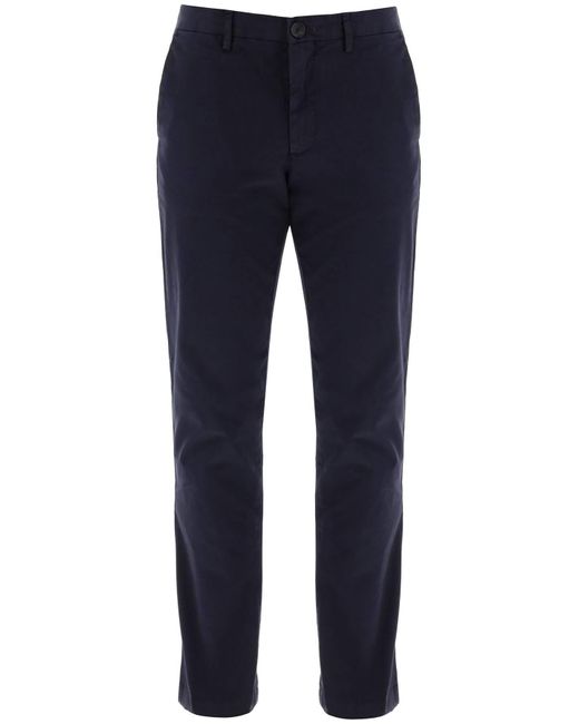 PS by Paul Smith Blue Cotton Stretch Chino Pants For for men
