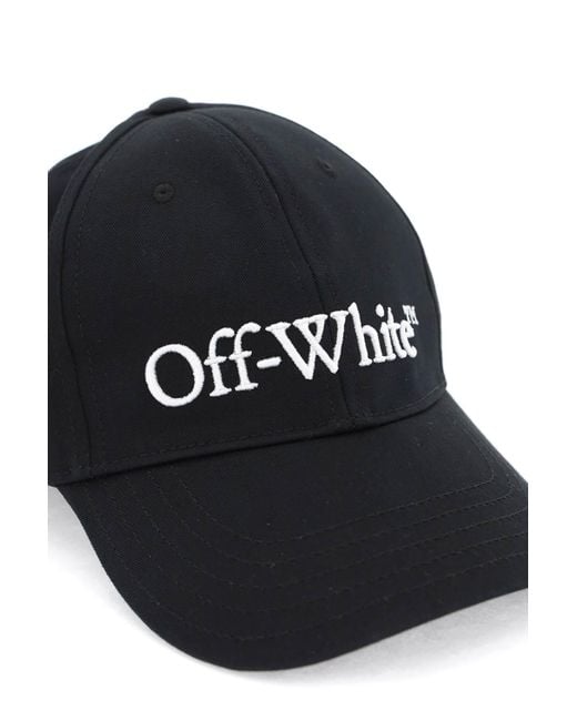 Off-White c/o Virgil Abloh Black Off- Embroidered Logo Baseball Cap With