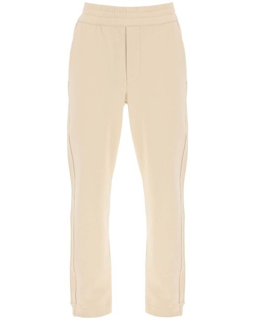 Zegna Natural Cotton & Cashmere Sweatpants for men