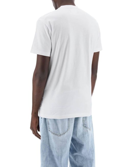DSquared² White "Logoed Cool Fit T for men