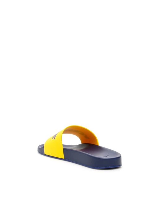 versace yellow slides
