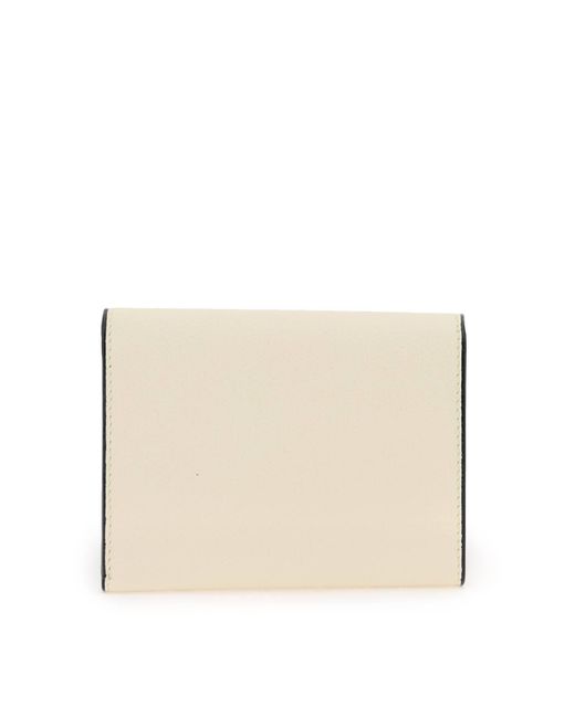 Valextra Natural Trifold Iside Wallet