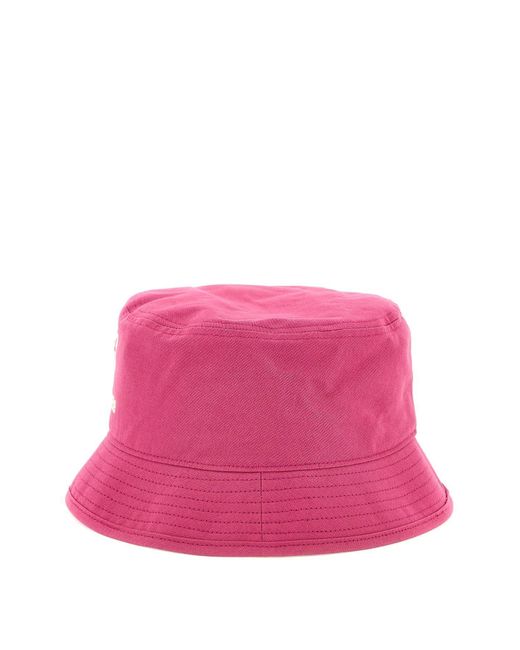 Rick Owens Pink Cotton Bucket Hat
