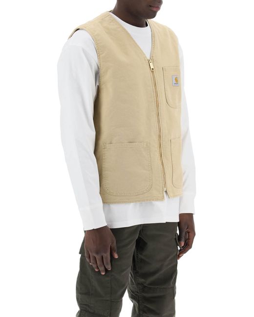Carhartt Natural Arbor Cotton Canvas Vest for men