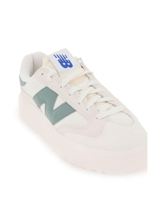 New Balance White Ct302 Sneakers