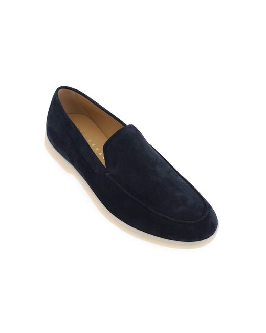 Henderson Blue Suede Loafers for men