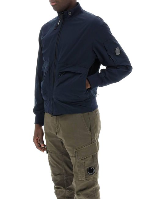 C P Company Blue Pro-Tek Light Jacket for men