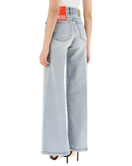 DIESEL Denim Flare Jeans in Light Blue 