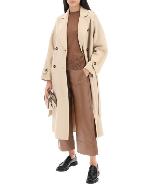 Weekend by Maxmara Natural Affetto Double-breasted Coat
