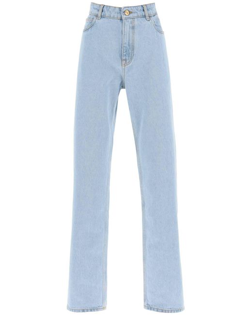 Etro Blue Low-waisted baggy Jeans