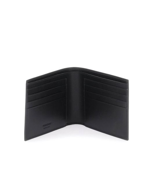 Portafoglio Bi-Fold di Ferragamo in Black da Uomo