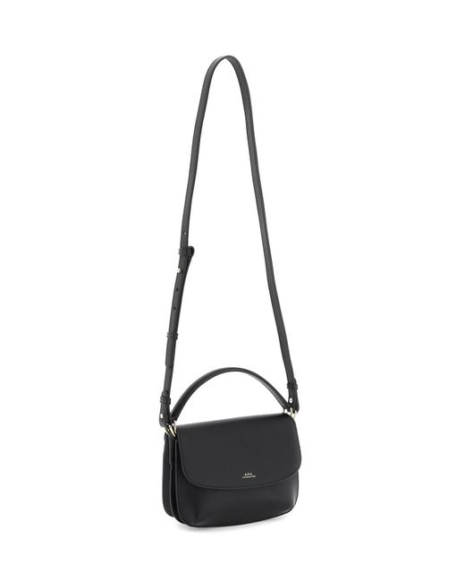 A.P.C. Black Sarah Mini Shoulder Bag