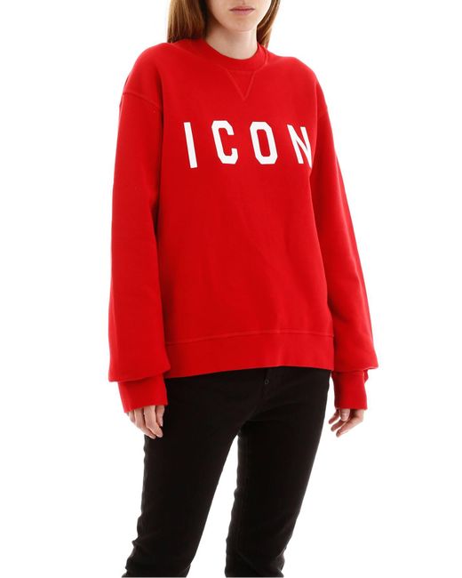black and red dsquared sweatshirt