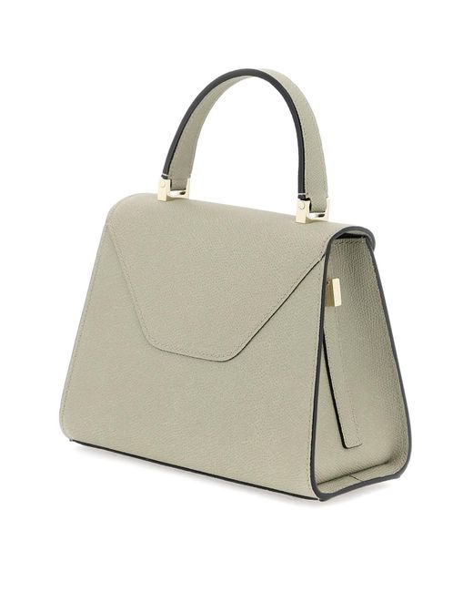 Valextra Metallic Iside Mini Handbag