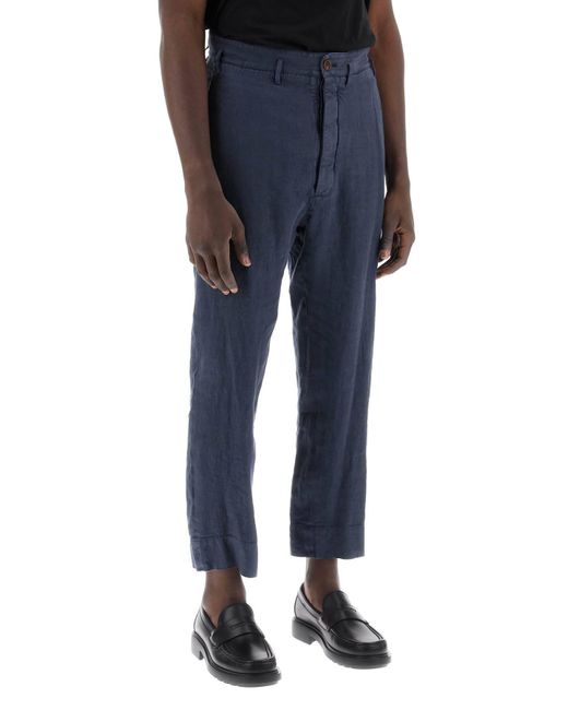 Vivienne Westwood Blue Cropped Cruise Pants for men