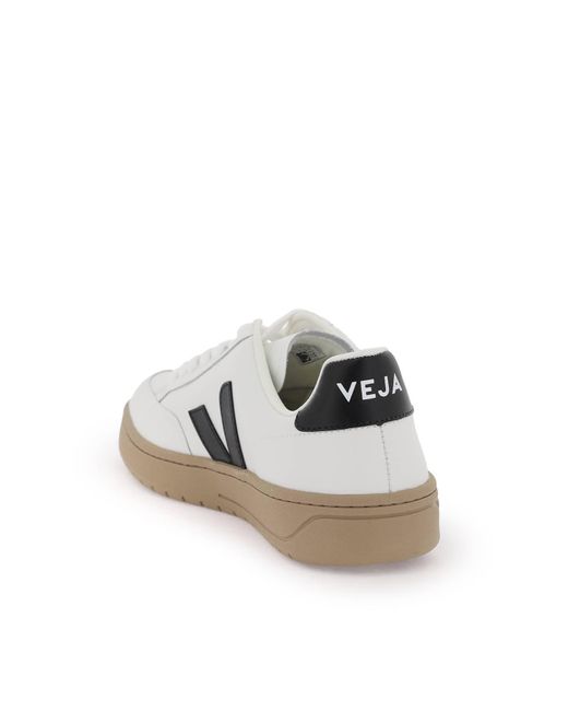 Veja White ‘V-12 Leather’ Sneakers