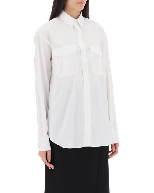 Maxi Camicia di Wardrobe NYC in White