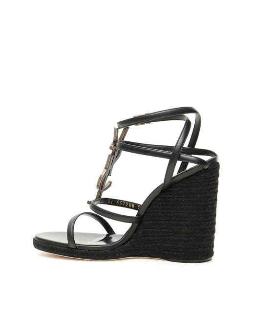 ysl espadrilles black