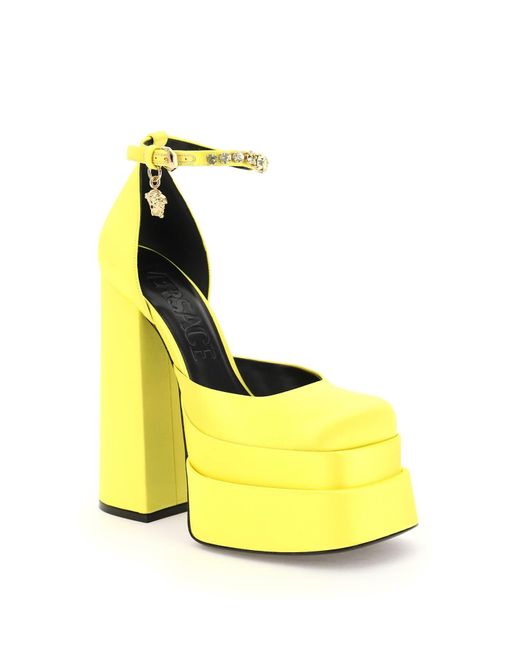 yellow versace heels