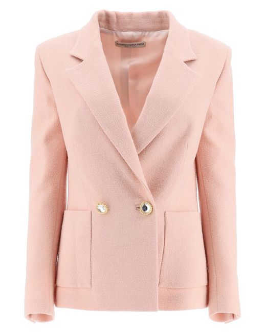 wool rich double breasted jacket