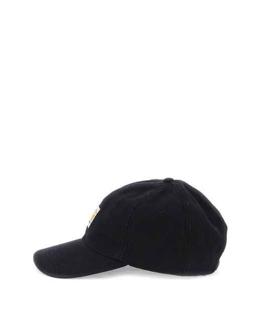 Cappello Baseball Icon Con Patch Logo di Carhartt in Black da Uomo