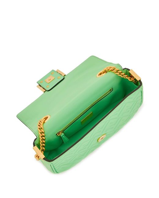 Fendi Green Baguette Chain Midi Bag