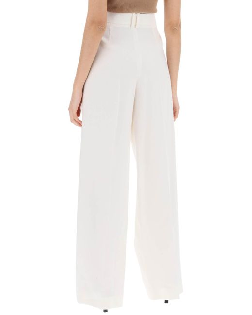 The Row White Wide-leg Pants By Antone