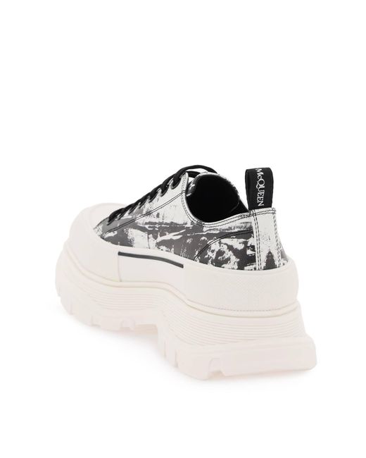 Alexander McQueen Multicolor Fold Print Tread Slick Sneakers With for men