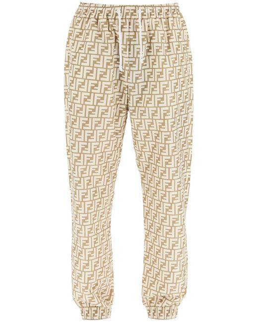 Fendi Ff Nylon Pants in Natural for Men | Lyst Canada