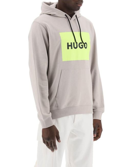 HUGO Gray Duratschi Sweatshirt With Box for men