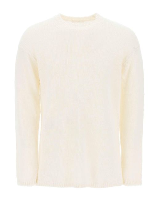 The Row Natural Linen Hank Pullover Swe for men