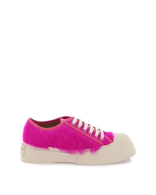 Marni Long hair Pablo Sneakers in Pink Lyst UK