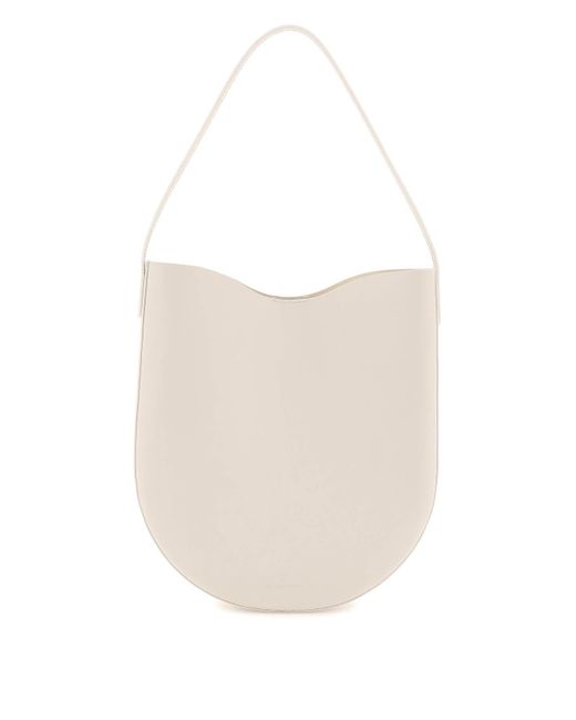 Il Bisonte White Shoulder Hobo Bag