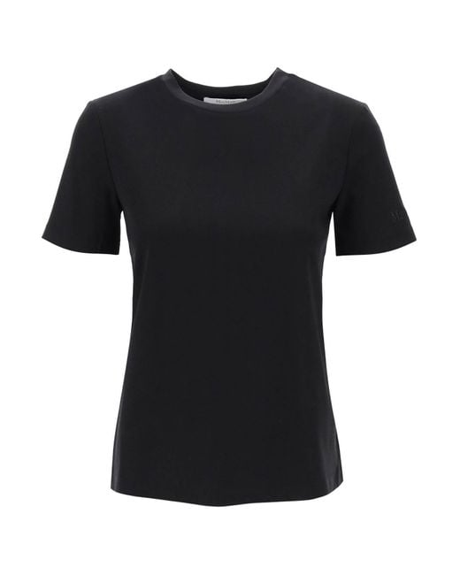 T Shirt Girocollo Cosmo di Max Mara in Black