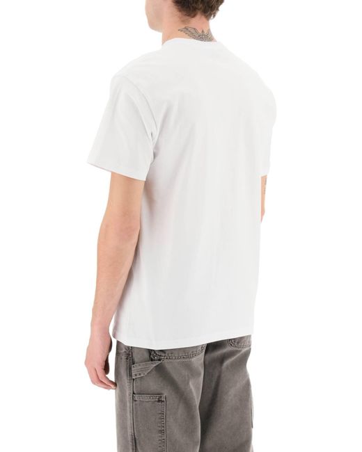 Carhartt White Chase Oversized T-Shirt for men