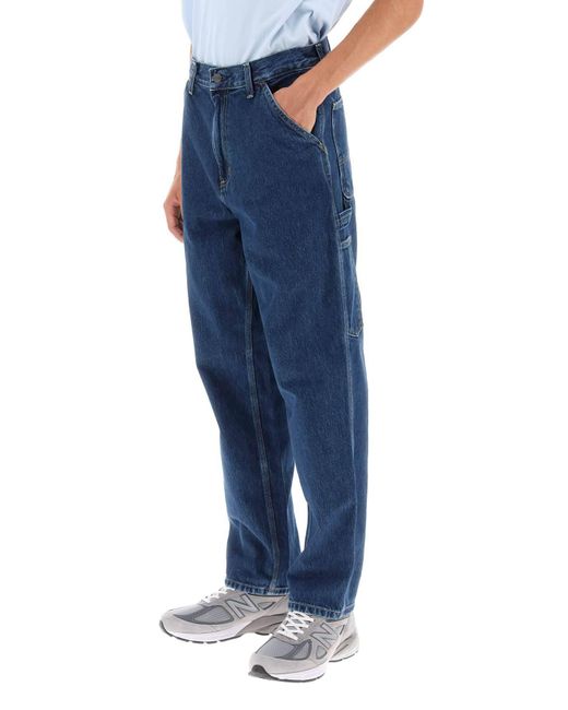 Carhartt Blue 'smith' Cargo Jeans for men