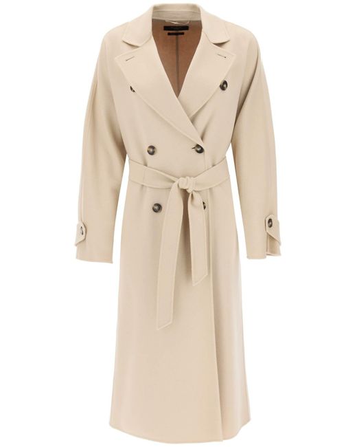 Weekend by Maxmara Natural Affetto Double-breasted Coat