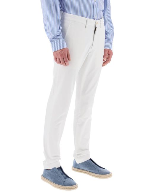 Polo Ralph Lauren White Chini Pants In Cotton for men