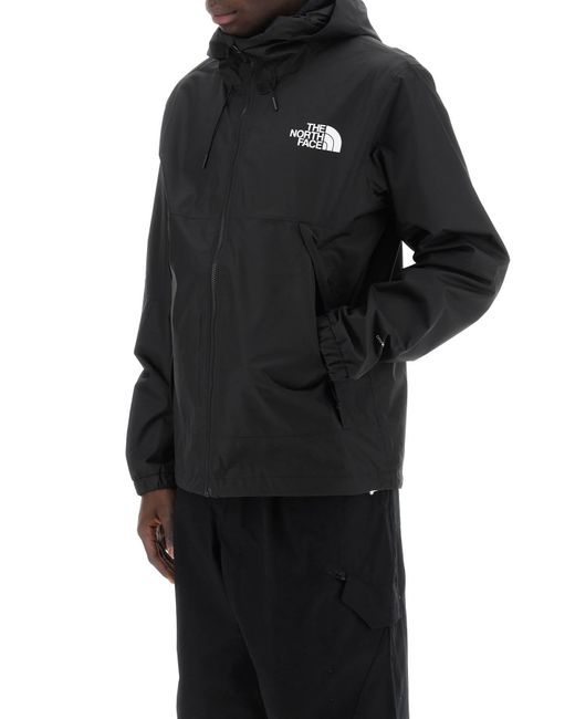 The North Face Black New Mountain Q Windbreaker Jacket for men