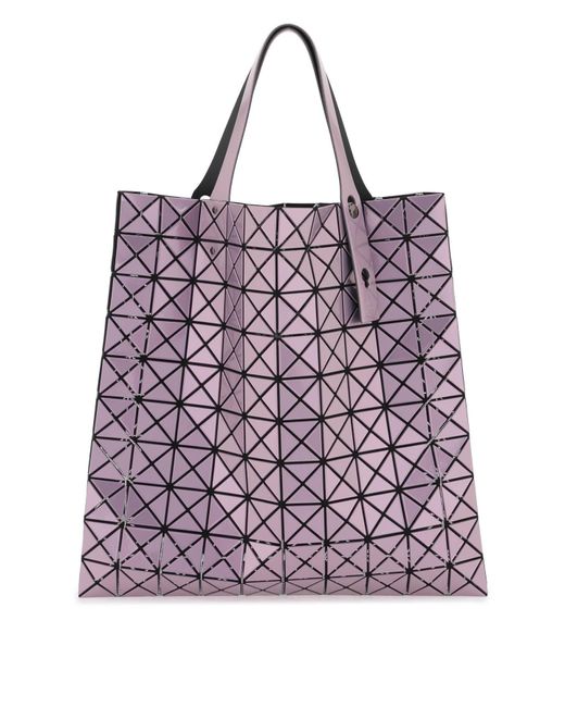 Bao Bao Issey Miyake Purple Prism Metallic Large Tote Bag