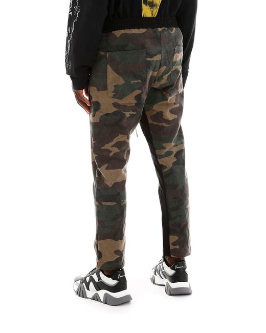Rhude Cotton Camouflage Joggers in Green,Khaki,Black (Green) for Men - Lyst