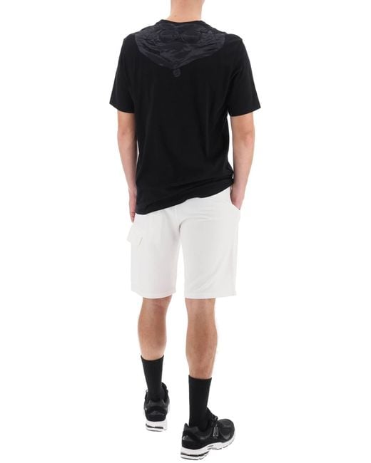 T-Shirt Con Stampa Goggle di C P Company in Black da Uomo