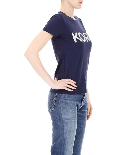 michael kors t shirt blue