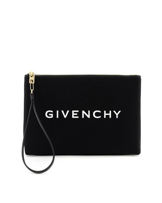Givenchy Black Canvas Pouch