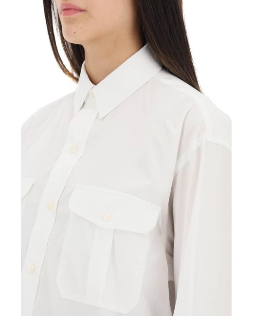 Wardrobe NYC White Oversized Shirt