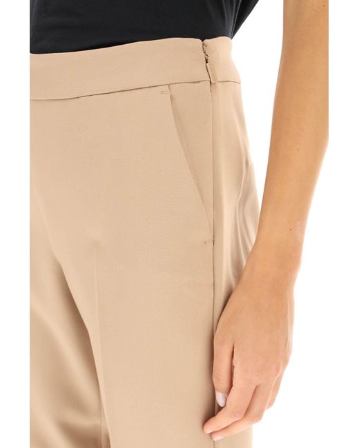 MARCIANO BY GUESS 'sally' Slim Trousers in Natural | Lyst