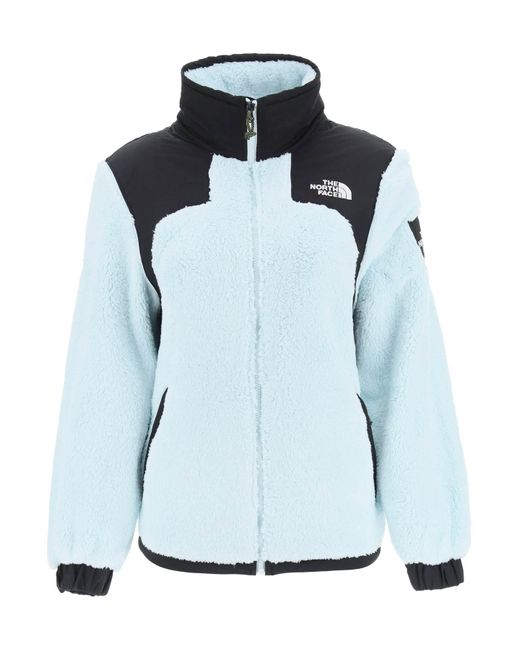 north face light blue fleece