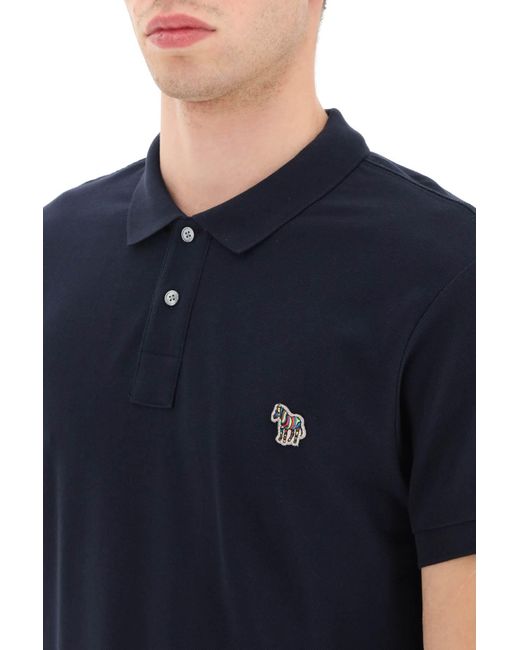 PS by Paul Smith Blue Slim Fit Polo Shirt for men